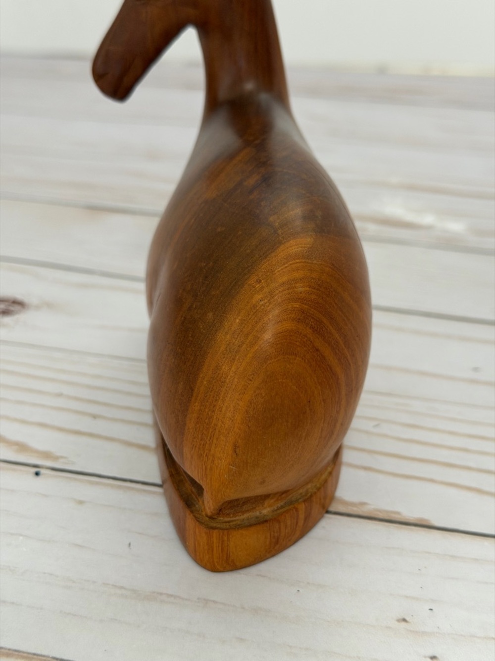 Wood Hand Carved Antelope / Gazelle Sculpture Wood Decor - Picture 6 of 15